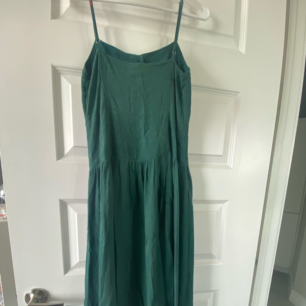 Green Linen Dress main image 0